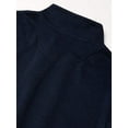 thumbnail image 2 of Wrangler Authentics Men's Long Sleeve Fleece Quarter-Zip, Mood Indigo, Small, 2 of 4