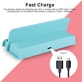 thumbnail image 2 of Charging Stand Fit for Switch, Charger Stand for Switch/Switch Lite 2019, Mini Portable Charging Station with Type-C USB Charging Cable, Bluegreen, 2 of 7