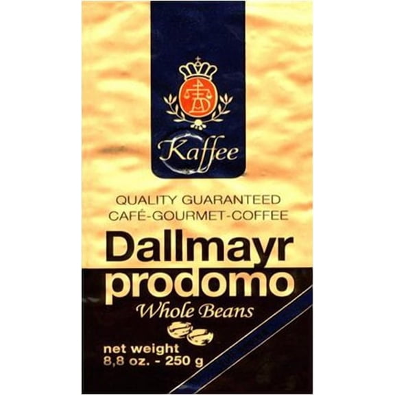 Gourmet Coffee, Prodomo (Whole Bean), 8.8-Ounce Vacuum Packs (Pack of 4)