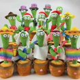 thumbnail image 1 of Cactus Plush Toy Electric Singing 120 Songs Dancing And Twisting Cactus Luminous Recording Learning To Speak Twisting Plush ToyK He Qiyong unisex, 1 of 1