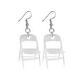 thumbnail image 1 of Destyer Hypoallergenic Chair Earrings Provide Comfort And Style Durable Trendy white 1Set, 1 of 6
