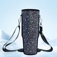 thumbnail image 3 of con correas ajustables Bolsa para botellas de diamantes brillantes impermeable para Stanley 40 oz, 3 of 8