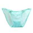 thumbnail image 2 of HUPOM No Show Panties For Women Seamless Panties For Women Thong Leisure Tie Comfort Waist Blue M, 2 of 5