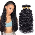 thumbnail image 1 of Hair Bundles WuvusNM Water Wave, 100% brasileño, Remy, 50 cm, 3 paquetes, 1 of 7