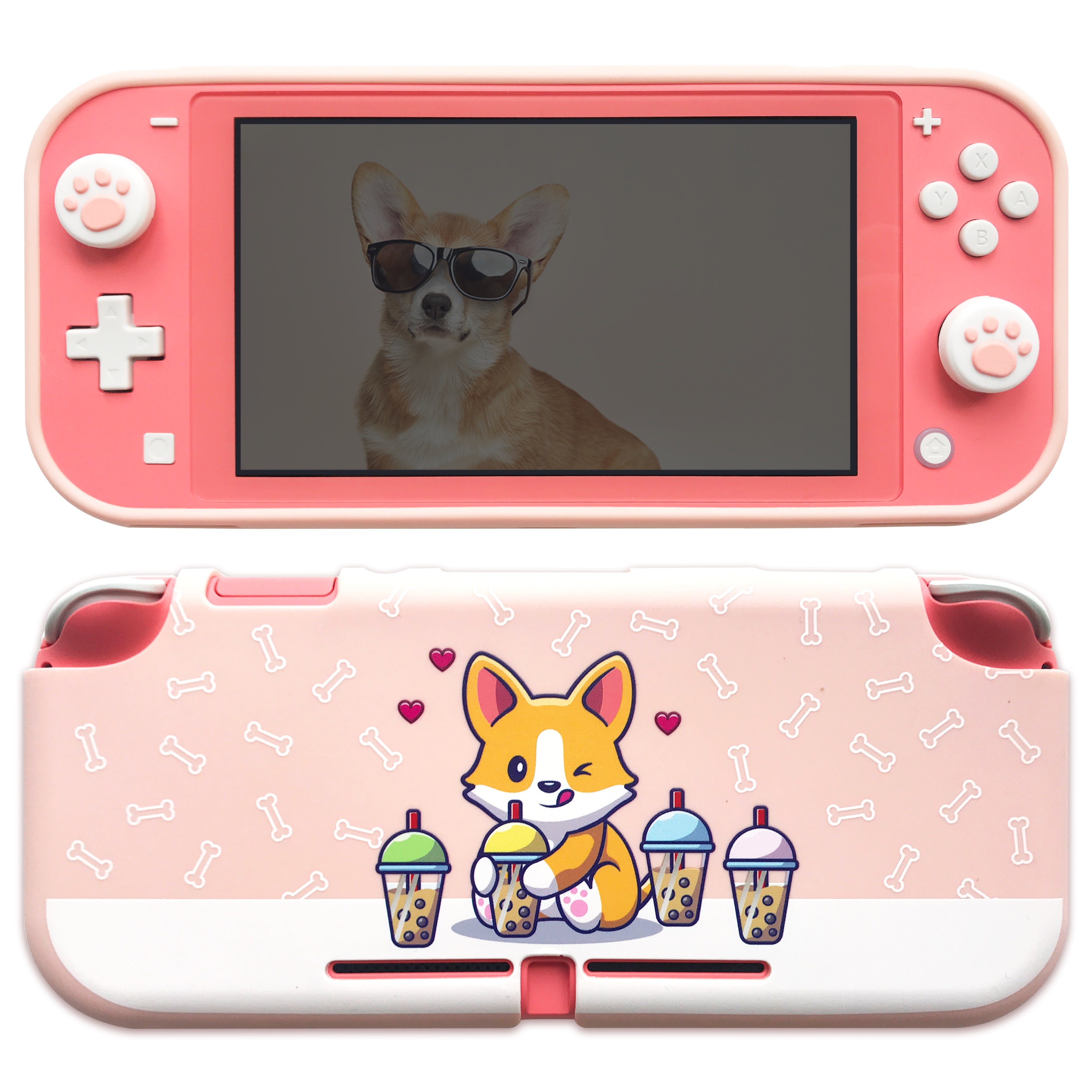 Corgi Boba Case - Dog Nintendo Switch, Lite, OLED Bundle - Walmart.com