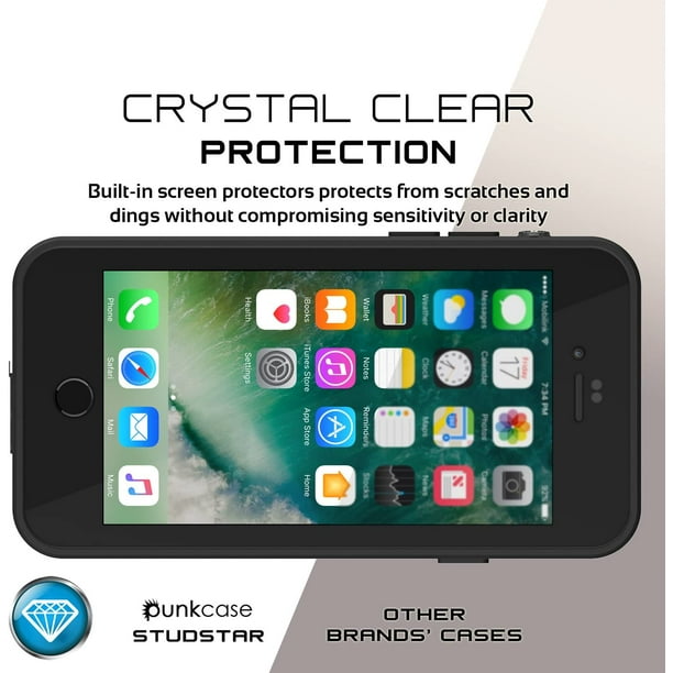 iPhone 13 Mini Waterproof IP68 Case, Punkcase [Clear] [StudStar Series –  punkcase