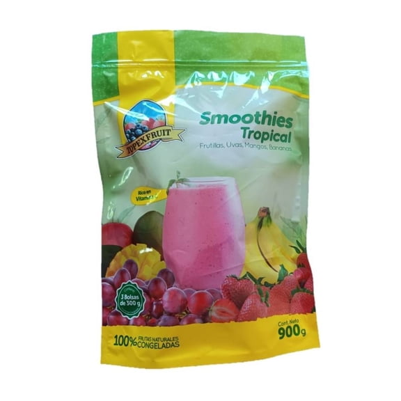 Frutas naturales Topex Fruit congeladas smoothies tropical 900 g