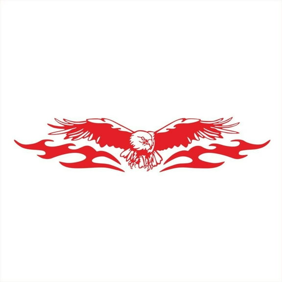 Car Truck Hood Side Body Vinyl For Eagle Animals Graphics Diy Decal Emblem Sticker Red