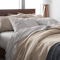 thumbnail image 4 of Ella Jayne Viscose from Bamboo Deep-Pocket 4-piece Sheet Set, King, Silver, 4 of 5