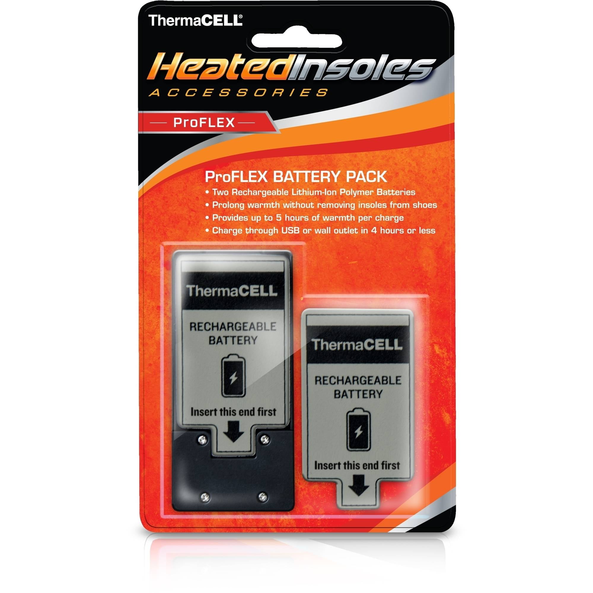 ThermaCELL Heated Insoles ProFLEX, Battery Pack