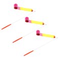 thumbnail image 3 of GOOHOCHY 3Pcs Streamer Gymnastics Ribbon Dance Equipment with Cloth Horizontal Stripe Design, 3 of 8