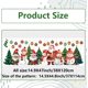 thumbnail image 2 of Calcomanías navideñas para ventanas, muñeco de nieve, Papá Noel, árbol de Navidad, grandes, estáticas, reutilizables, de doble cara, anticolisión, decorativas, para ventanas de vidrio., 2 of 9