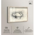 thumbnail image 2 of Serene Swan Shadowbox Print Animal Illustrations by Art Remedy, Blonde Frame, 45 x 36, 2 of 6