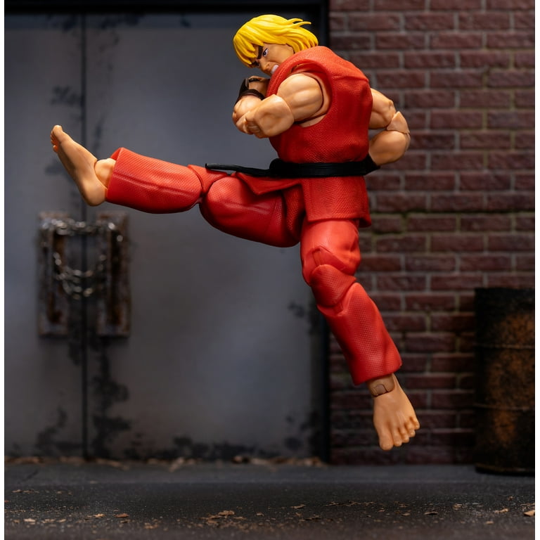 Jada Ultra Street Fighter II Ken Action Figure, 1:12 Scale, 6-Inch