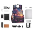 thumbnail image 4 of Balery Dreamy Dandelion Sunset Mochila Ligera para Hombres y Mujeres – Resistente y Impermeable, Ideal para la Escuela, el Trabajo, los Viajes y el Uso Diario, 4 of 7