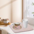 thumbnail image 6 of Fiocias Absorbent Drying Mat for Kitchen Counter Table Mat Mashine Washable 16"x18" Dish beige, 6 of 9