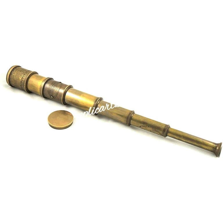 5MOONSUN5 Victorian Marine Brass Telescope 1915 Telescope