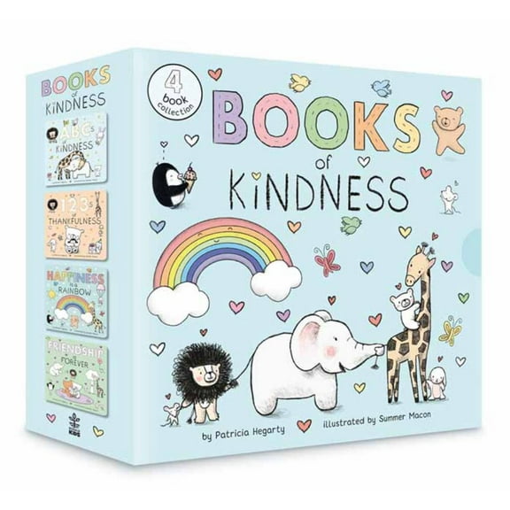 Books of Kindness: ABCs of Kindness; 123s of Thankfulness; Happiness Is a Rainbow; Friendship Is Forever (Hardcover)