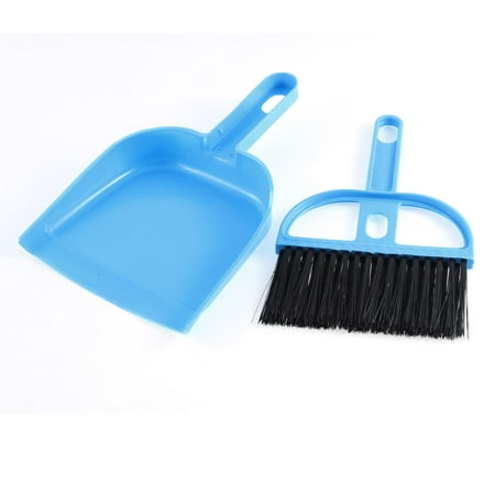 Car Dashboard Computer Desktop Laptop Mini Cleaning Brush Dustpan Set Blue Car Dashboard Computer Desktop Laptop Mini Cleaning Brush Dustpan Set Blue