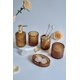 thumbnail image 5 of Juego de accesorios de baño LaMarriti Amber, 5 piezas, vidrio transparente, 5 of 7