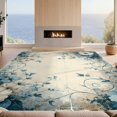 thumbnail image 2 of Design&I 6'x9' Ultra Soft Area Rug, Ru Vintage Front Scroll Distressed Border Door Entrance Throw None Fluffy Washable Non Shedding for Guest Room Bedroom Living Room, 2 of 7