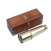 Admiral's Brass Spy Glass 32" - Spyglass Telescope - Handheld Telescope - Nautical Home Accent - Nautical Gift For Men - Brand New -