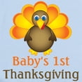 thumbnail image 2 of CafePress - Babys First Thanksgiving Ne Turkey Body Suit - Long Sleeve Cotton Baby Bodysuit, 2 of 4