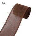 thumbnail image 2 of Cheers.US Burlap Wired Ribbon Rolls, Wrapping Burlap Ribbon Natural Orange Brown Olive Green Jute, for Christmas Crafts Decoration Wedding Floral Bows Trims Craft-196.85" x 2.36"&nbsp;, 2 of 7