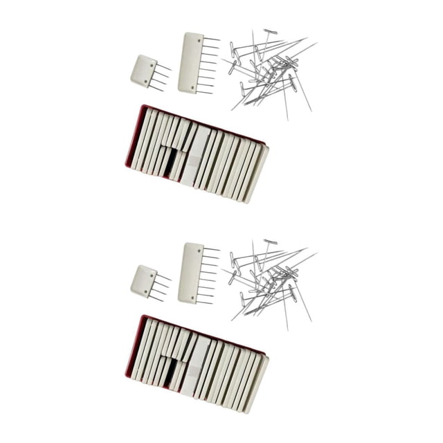 Maytalsory Macrame Blocking Combs Pins Crochet T Tools Pins Modelling for Blanket Style A 2Set
