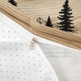 thumbnail image 4 of Catabedysis Rustic Camping Twin Duvet Cover,Camper Silhouette Print Twin Bedding For Boys,Natural Wood Tone,Reversible,2pcs,1 Duvet Cover and 1 Pillowcase, 4 of 6