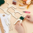 thumbnail image 3 of Kit de 4 piezas para hacer pompones de madera en 8 tamaños, herramienta en forma de H para hacer bolas de lana, ideal para manualidades con agujas y tejido de lana., 3 of 6