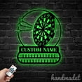 thumbnail image 3 of Handmadetneonsign Dartboard Medal Hanger Metal Wall Art Light, Darts Player Metal Sign Wall Decor, Sport Metal Decor 46401, 3 of 4