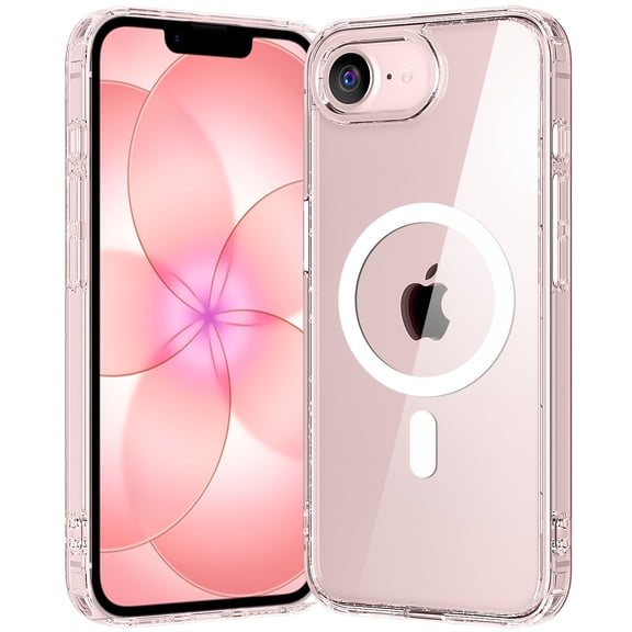 For iPhone 17e Clear Case Transparent Cover Magnetic Shockproof Heavy Duty Rugged Clear Protective Cover