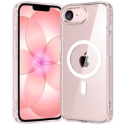 For iPhone 17e Clear Case Transparent Cover Magnetic Shockproof Heavy Duty Rugged Clear Protective Cover