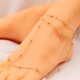 thumbnail image 2 of Funie Women Mini Beads Simple Multilayer Chain Adjustable Beach Anklet Foot Jewelry for Beach, 2 of 8