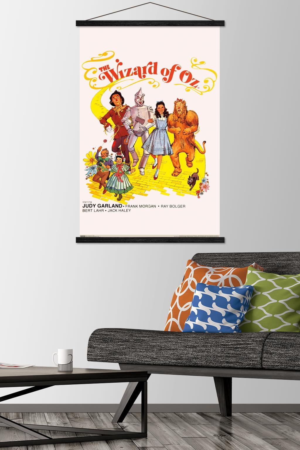 The Wizard Of Oz - Group Wall Poster with Wooden Magnetic Frame, 22.375" x 34"
