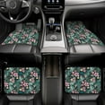 thumbnail image 6 of Uemuo Car Floor Mats - Rose Flowers Pattern Carpet Floor Mats for Cars, Auto Accessories Front & Rear Car Floor Foot Mat Sets of 4 Pieces, 6 of 6
