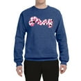 thumbnail image 2 of Wild Bobby, Pray Bubble Letters Inspirational/Christian Unisex Crewneck Graphic Sweatshirt, Vintage Heather Blue, Medium, 2 of 6