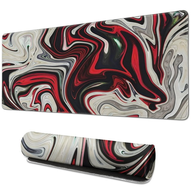 Optimal Workspace Comfort with Our Large Mouse Pad - Non-Slip Rubber Base for Home & Office