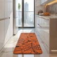 thumbnail image 4 of Halloween Orange Spider Web Pattern Kitchen Rug Mat,Kitchen Runner Rugs Non Skid Washable,Decorative Kitchen Floor Mats for Kitchen,Sink,Laundry,17"x47.2", 4 of 7