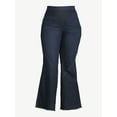 thumbnail image 6 of Sofia Jeans Women's Plus Size Melisa Super Flare High Rise Pull On Jeans, 32.5" Inseam, Sizes 14W-26W, 6 of 6