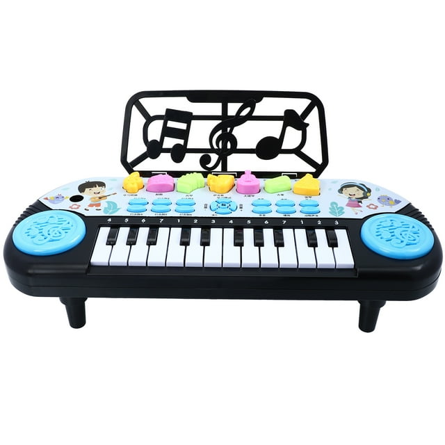 KAKOWELY Piano electrónico de educación temprana, juguete musical de plástico sencillo.