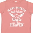 thumbnail image 4 of Inktastic Handpicked for Earth by My Uncle in Heaven with Angel Wings Boys or Girls Toddler T-Shirt, 4 of 5