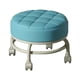 thumbnail image 2 of Taburete con ruedas giratorias de 360  degree, taburete con ruedas de polea, ruedas giratorias universales pequeñas y resistentes, mini taburete móvil para Azul BLESIY Asiento rodante bajo, 2 of 8
