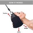 thumbnail image 2 of Hamaca para cuello - Hamaca portátil de relajación cervical para reducir el dolor de cuello, hombros y dolor de cabeza, disfrute de la máxima relajación en casa u oficina Gris oscuro + Negro, 2 of 5