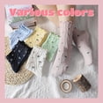 thumbnail image 3 of 6 Pairs Cute Floral Ruffle Crew Socks Women, Breathable Cotton Novelty Casual Girls Above Ankle Funny Socks, 3 of 6