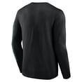 thumbnail image 3 of Men's Fanatics  Black New York Jets Big & Tall Vision Long Sleeve T-Shirt, 3 of 3