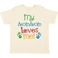 thumbnail image 3 of Inktastic MomMom Loves me Childs Boys or Girls Toddler T-Shirt, 3 of 5