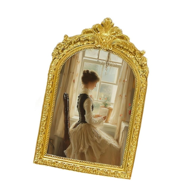 yuksok European Picture Frame Photo Holder for Shelf Display Day Gift Table 7inch