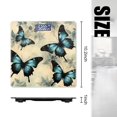 thumbnail image 2 of Bathroom Scale, Highly Accurate Digital Body Scale,Precisely Measures Weight up to 400 lbs-Beautiful Vintage Blue Butterfly Pattern On Cream Background, 2 of 4